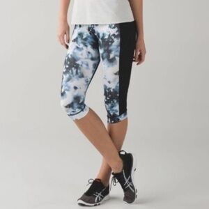 Lululemon stop at nothing crop legging 18"